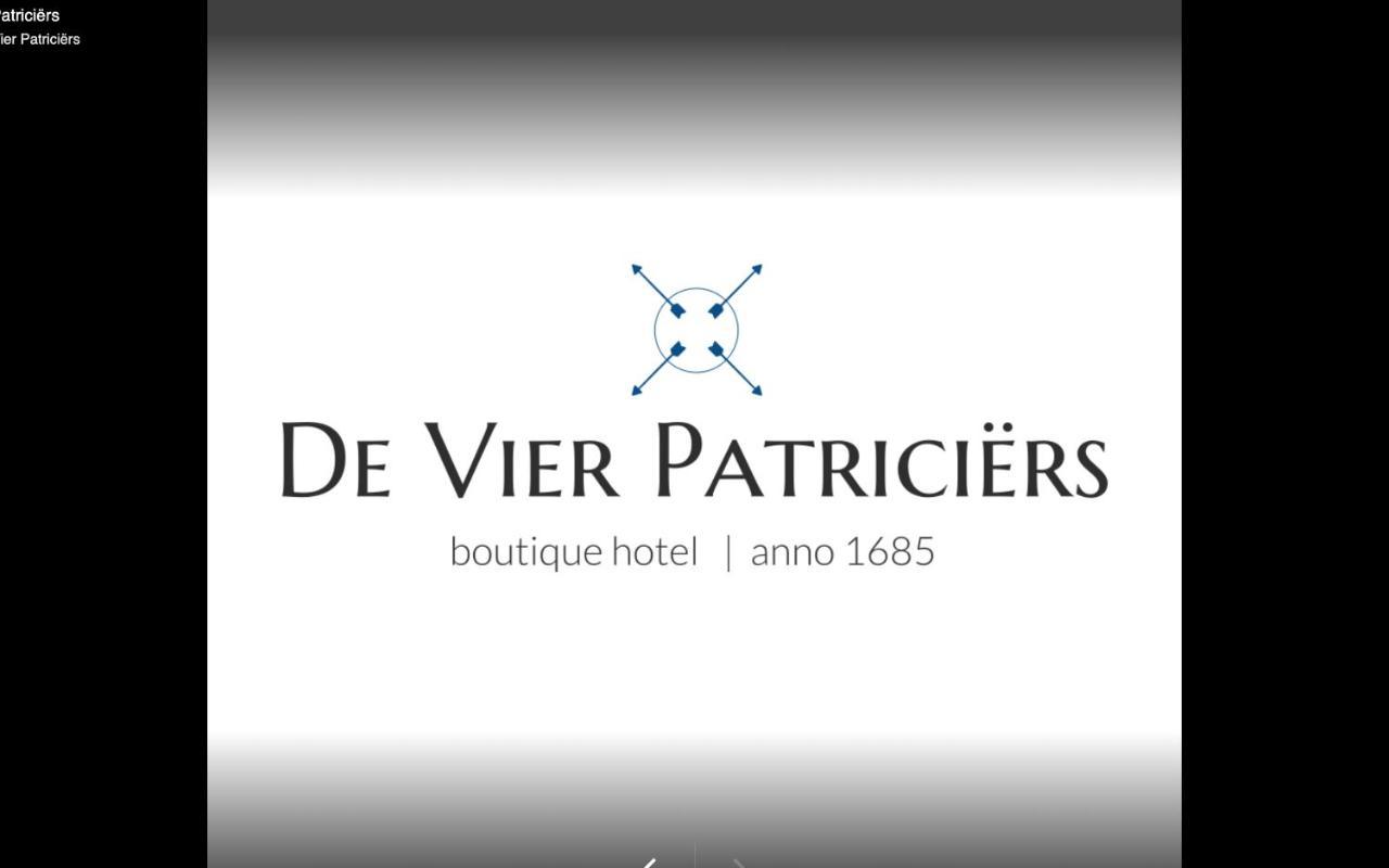 Boutique Hotel De Vier Patriciers Middelburg Esterno foto